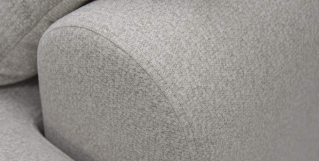 Угловой диван левый Кьянти Серо-бежевый велюр