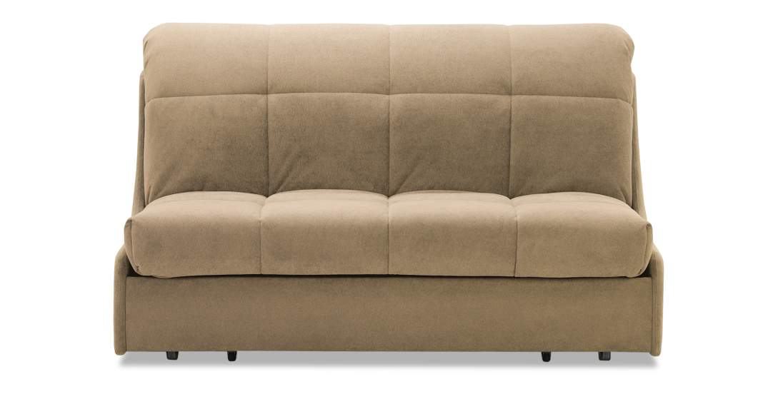 Прямой диван Тусон бежевый велюр 