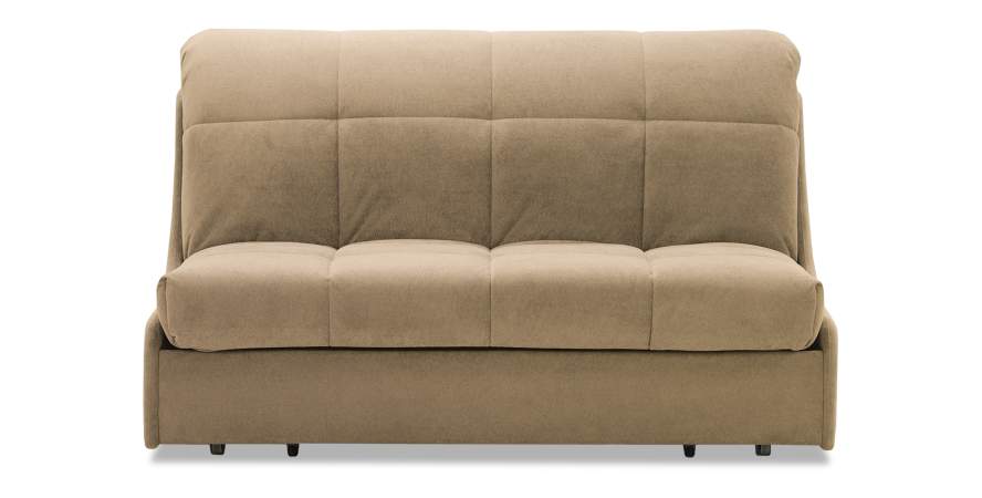 Прямой диван Тусон бежевый велюр 