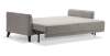 Прямой диван Авилла светло-серый велюр