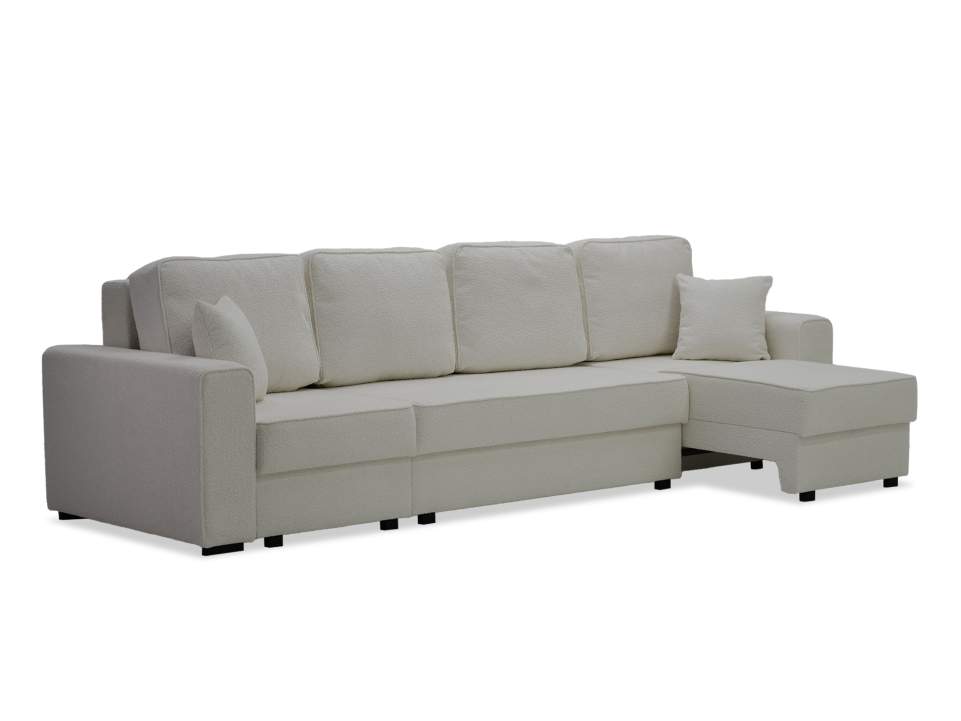 Диван трансформер Астон MAX белый букле