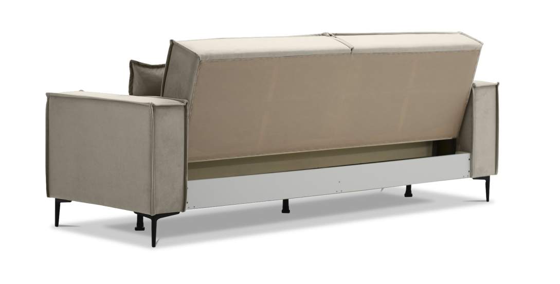 Прямой диван Авиньон Айвори велюр