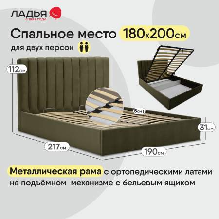 Страйп 180 Cоnfetti Olive