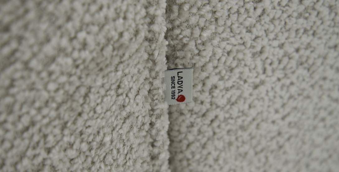 Угловой диван Матье Серо-бежевый шенилл Уцененный