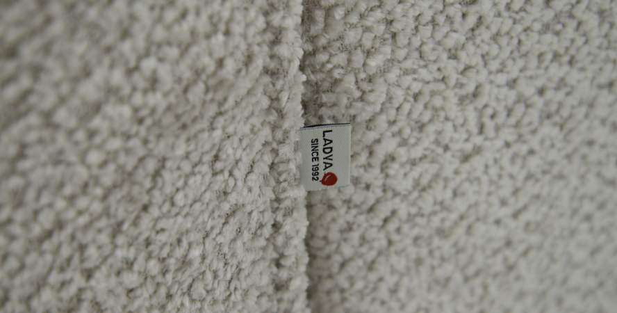 Угловой диван Матье Серо-бежевый шенилл Уцененный