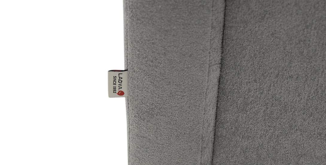 Прямой диван Стронг 140 серый велюр Уцененный