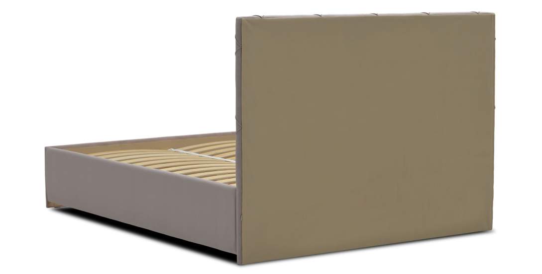 Двуспальная кровать Артэ 140 розовый велюр