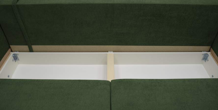 Прямой диван Авилла травяной велюр