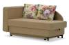 Угловая кушетка левая Иби бежевый велюр