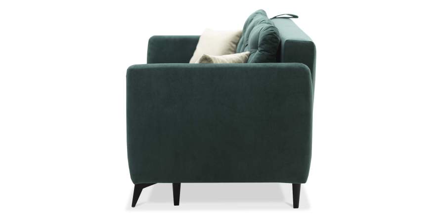 Прямой диван Тиволи Изумрудный велюр Уцененный