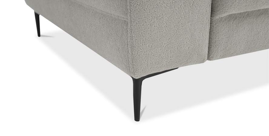 Угловой диван правый Белес Молочный велюр Уцененный