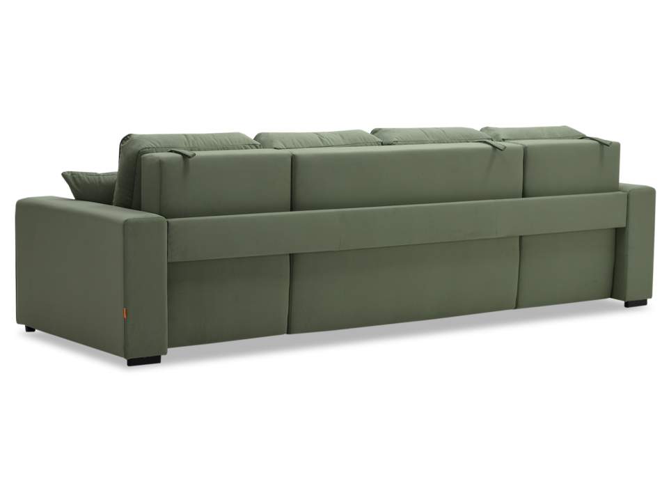 Диван трансформер Астон MAX светло-зеленый велюр