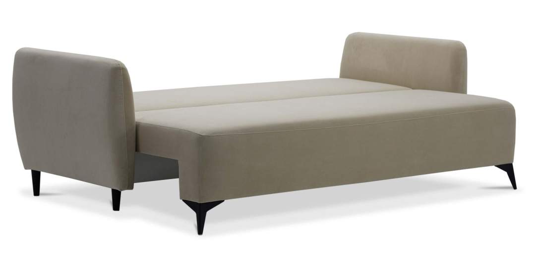 Прямой диван Тиволи Айвори велюр 