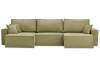 Угловой модульный диван Тейлор фисташковый велюр