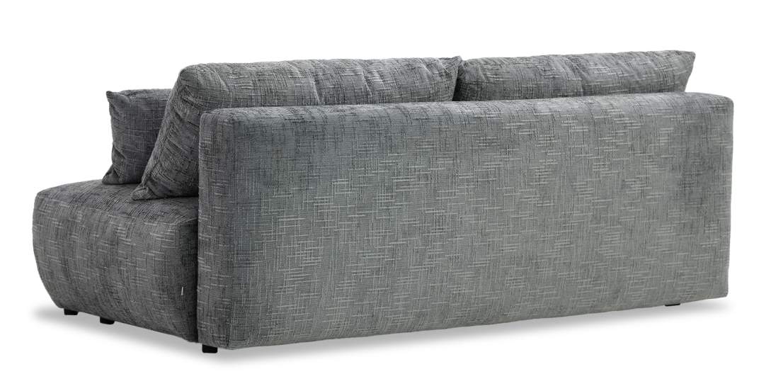 Прямой диван Кьяра графитовый шенилл 