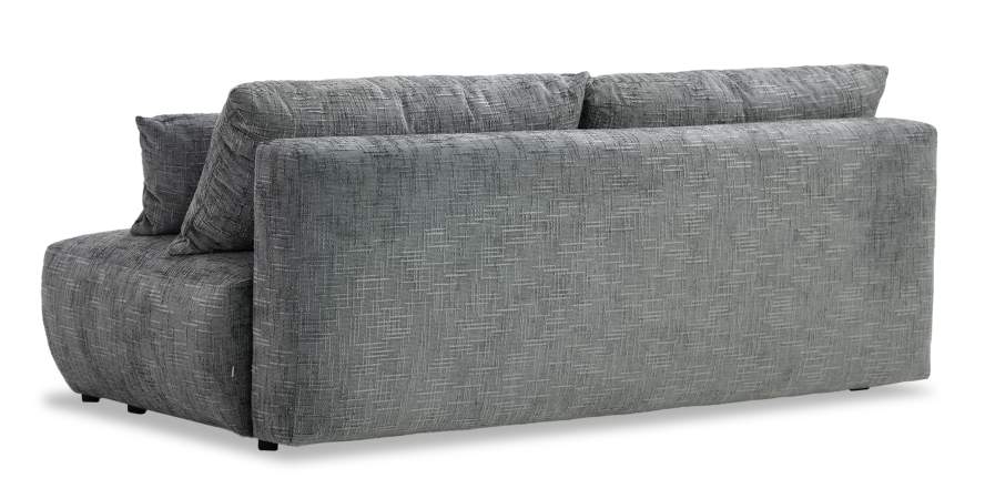 Прямой диван Кьяра графитовый шенилл 