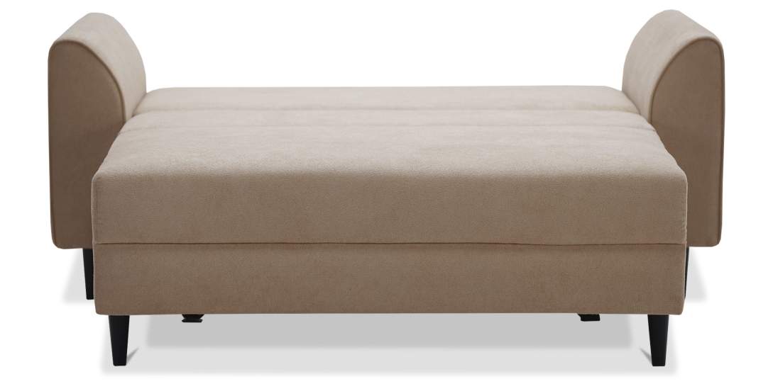 Прямой мини диван Касита 120 бежевый букле 
