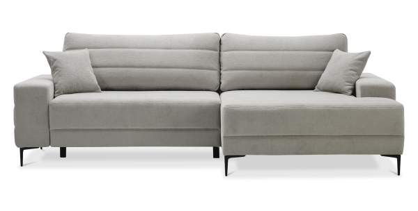 Угловой диван правый Белес Молочный велюр Уцененный