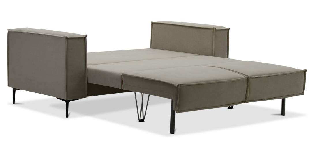 Прямой мини диван Авиньон Айвори велюр