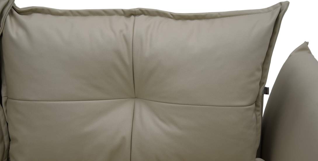 Прямой мини диван Лома 140 бежевая искусственная кожа