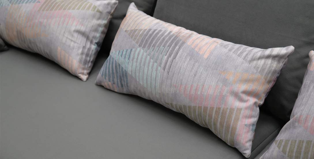 Угловой диван правый Майами антрацитовый велюр Уцененный