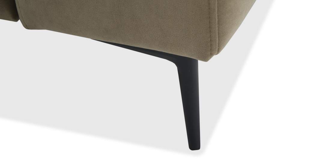 Угловой диван левый Белес Светло-коричневый велюр