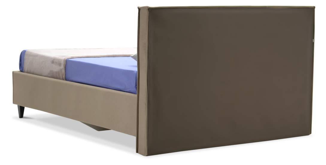 Двуспальная кровать Блэр 160 светло-коричневый велюр