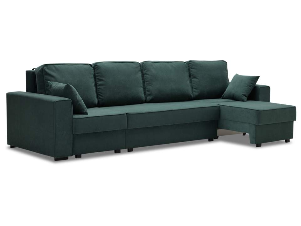 Диван-трансформер Астон MAX изумрудный велюр Уцененный