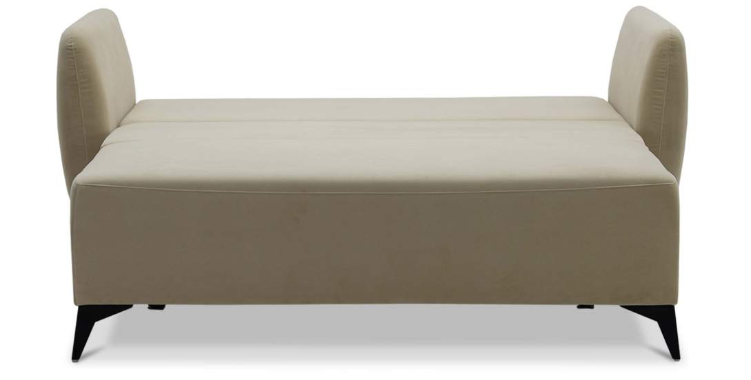 Прямой мини диван Тиволи 140 Айвори велюр