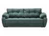 Прямой диван Вестон изумрудный велюр