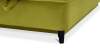 Угловая кушетка правая Иби Травяной зеленый велюр