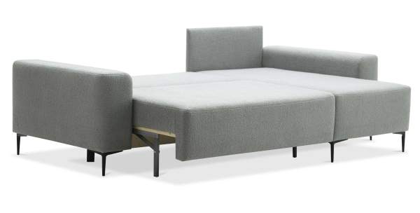 Угловой диван Вебер Серебристый букле Уцененный