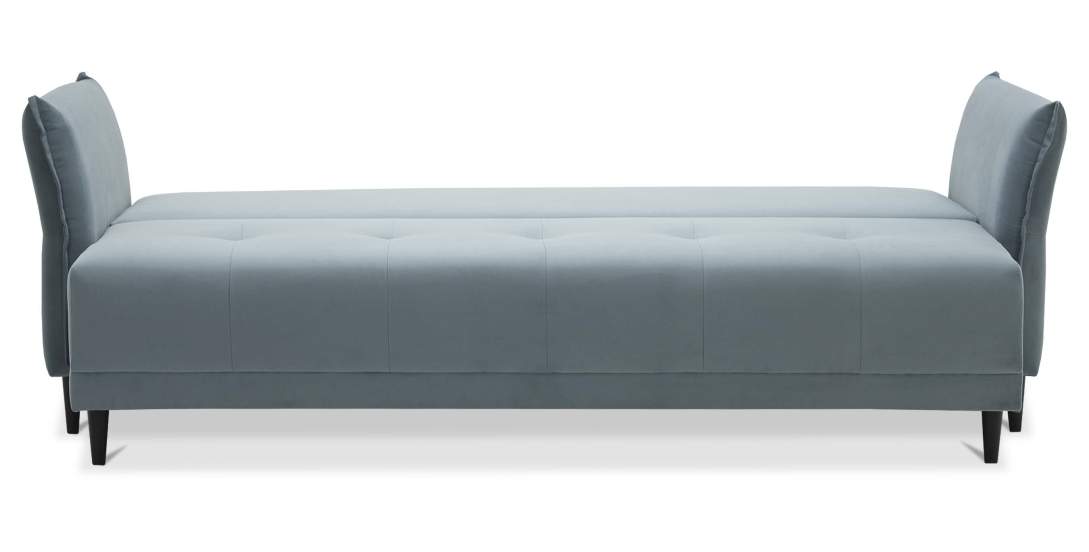 Прямой диван Лома Голубой велюр