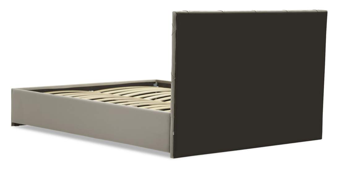 Двуспальная кровать Артэ 140 бежевый велюр