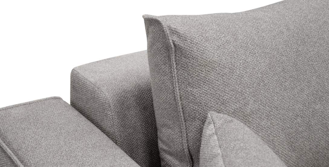 Угловой диван Матье Грейж велюр 