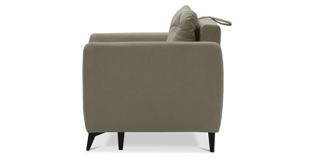 Раскладное кресло Тиволи айвори велюр 