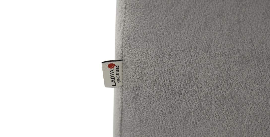 Прямой диван Тайлин Дымчатый серый велюр