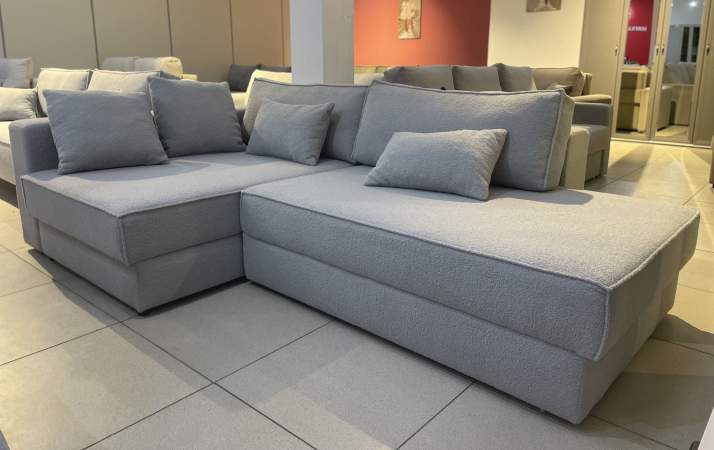 Диван трансформер Дуглас дымчатый букле