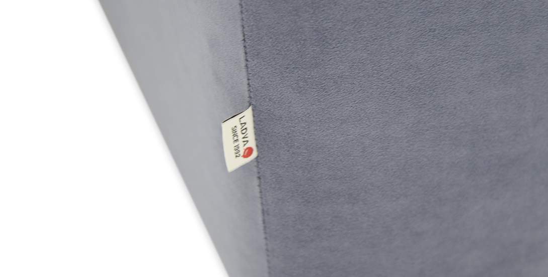 Прямой диван Тьерри Дымчатый фиолетовый велюр