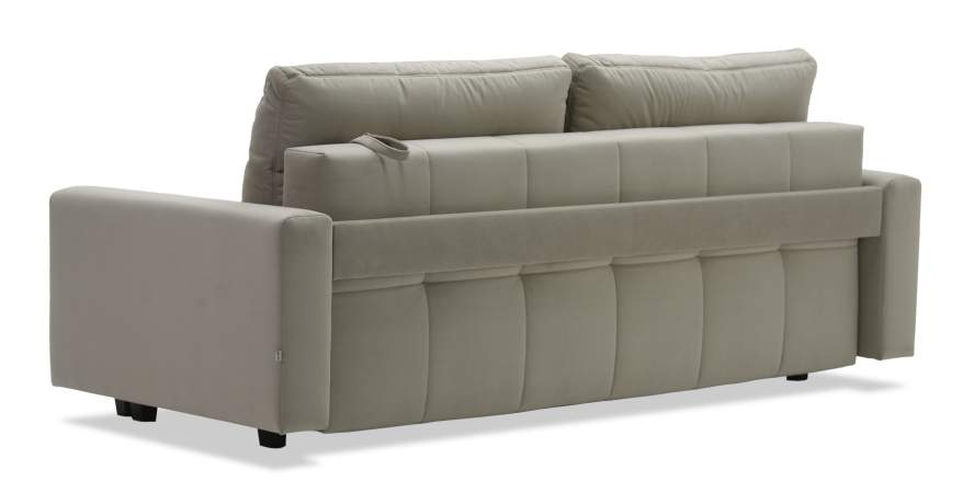 Прямой диван Энтон Светло-бежевый велюр