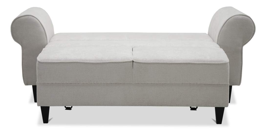 Прямой мини диван Гизела 140 Жемчужный шенилл 