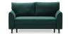 Прямой мини диван Касита 140 изумрудный велюр
