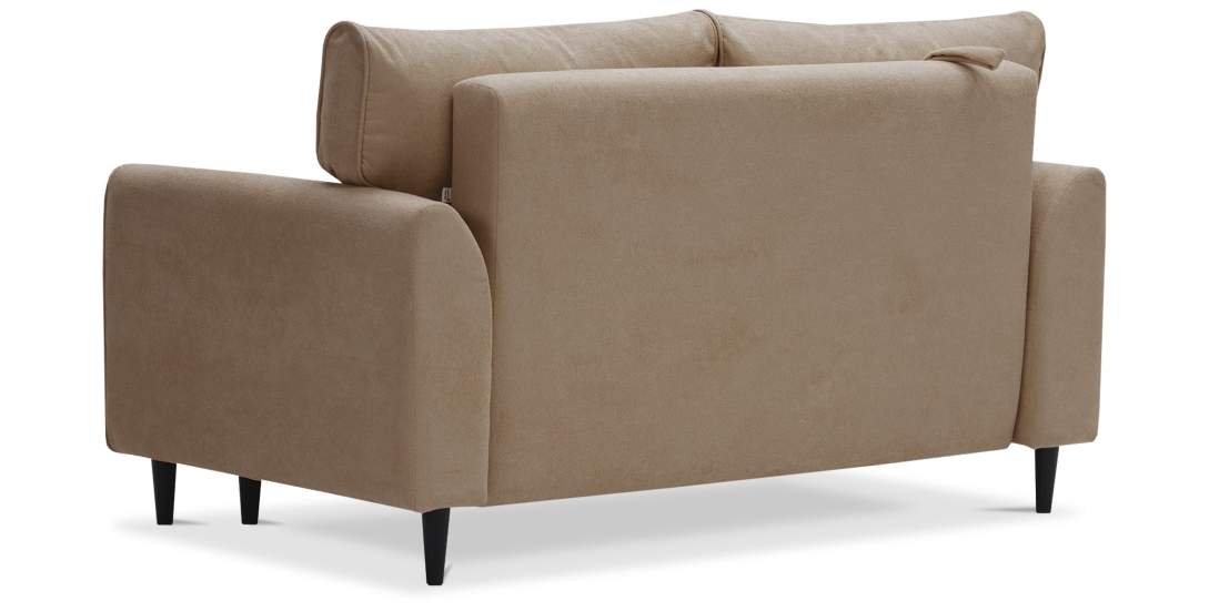 Прямой мини диван Касита 120 бежевый букле 