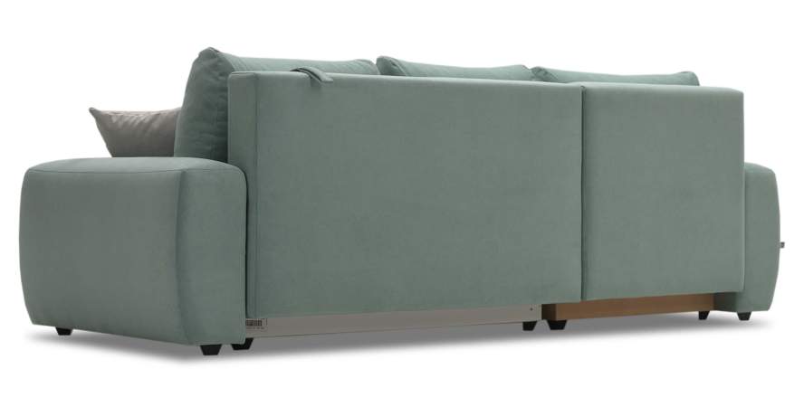 Угловой диван левый Коста Бирюзовый велюр Уцененный