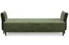 Прямой диван Лома зеленый велюр