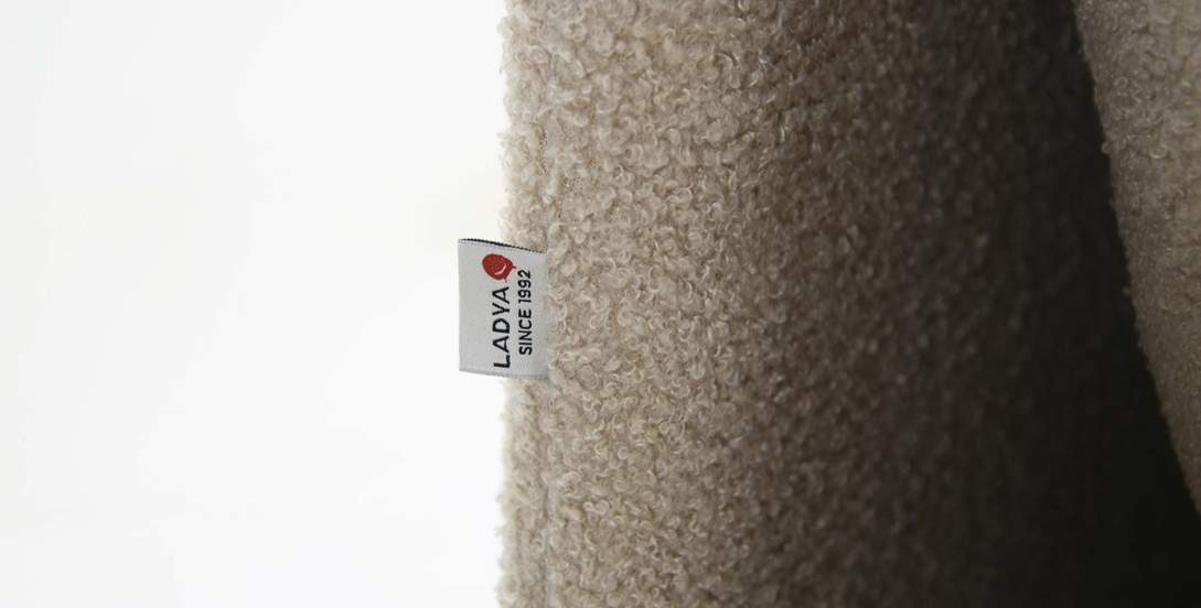 Угловая кушетка левая Элфи Шампань букле 