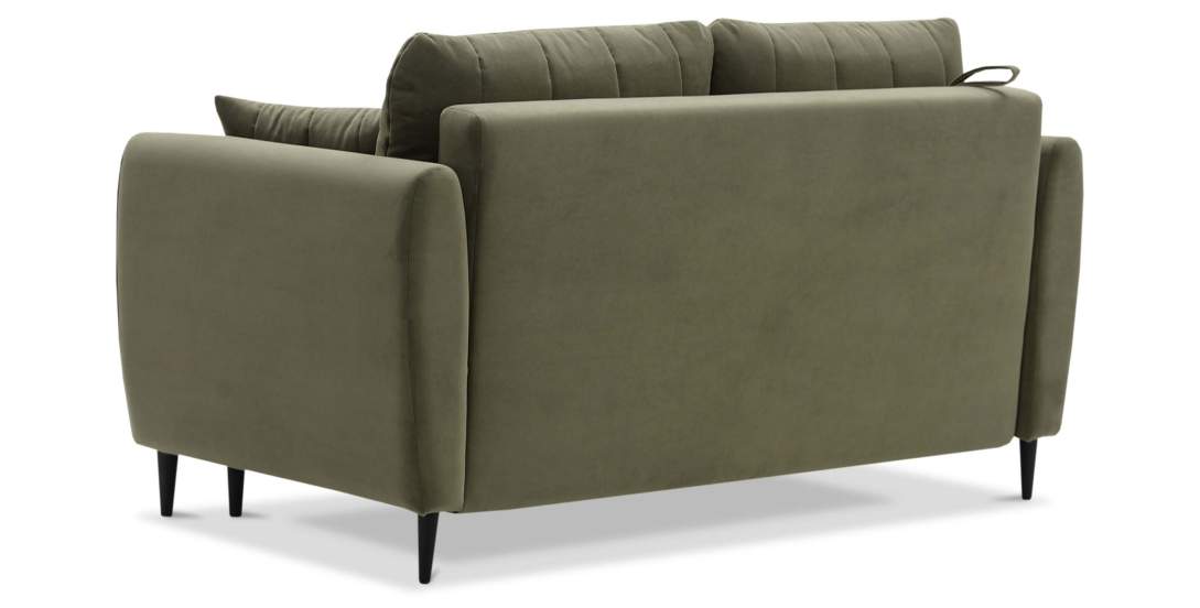 Прямой мини диван Калано 140 Хаки велюр