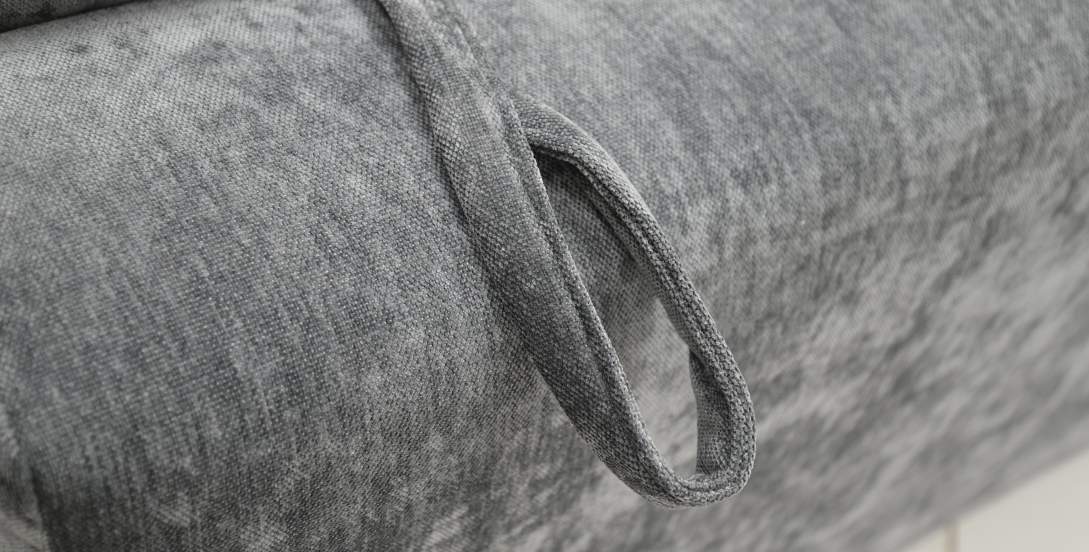 Угловой диван левый Кьянти Графитовый шенилл