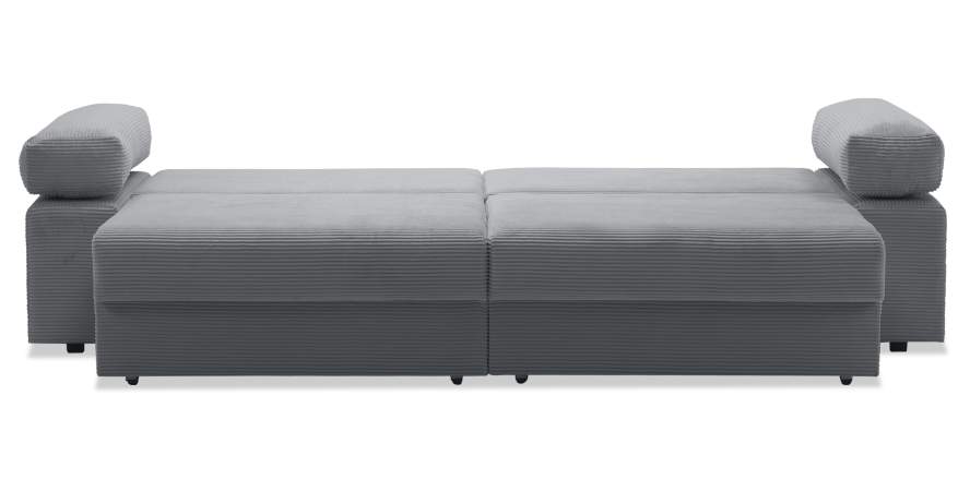 Прямой диван Тайлин Графитовый велюр Уцененный