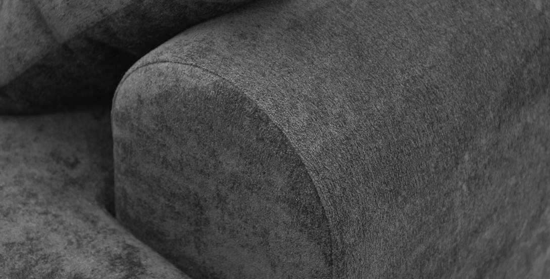 Прямой диван Кьянти Графитовый велюр 